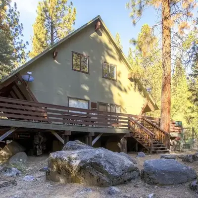 Yosemite's Creekside Birdhouse