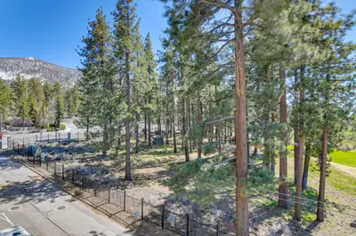 an aerial view of a park with trees at Game Room, Mtn Views! Unit 1 Mi to Heavenly Resort in Stateline