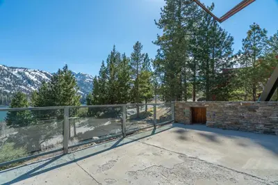 a view from the balcony of a house at Rr-carson_view1 Strap18-005 in June Lake