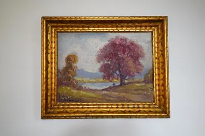a picture of a painting of a tree at Imperial Hotel + Restaurant in Amador City