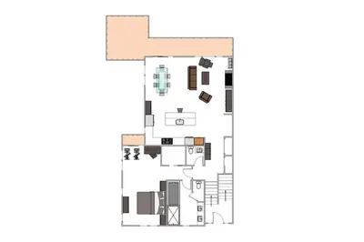 a floor plan of a house at Truckee Luxe by Tahoe Getaways - 3 BR Luxury Gray's Crossing Townhome w Hot Tub on Golf Course - Close to Downtown & Northstar in Truckee