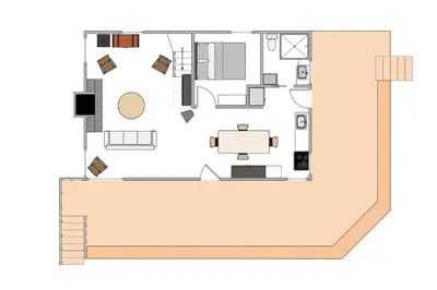 a plan of a floor plan of a house at Falcon's Rest - Ski and Summer Cabin in The Heart of North Lake Tahoe- Gas Fireplace in Carnelian Bay