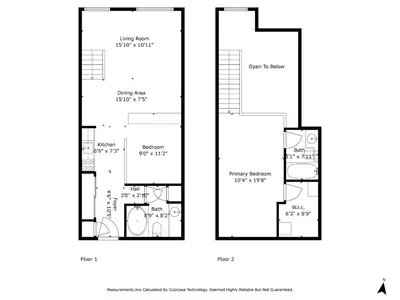 a floor plan of a house at Palisades Tahoe Lodge Rentals Studio Loft #329 in Olympic Valley