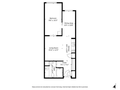 a floor plan of a house at Palisades Tahoe Lodge Rentals Studio #211 in Olympic Valley