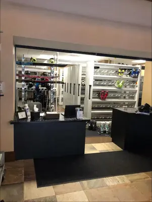 a view of a shop with a counter in a room at Hyatt Vacation Club at Northstar Lodge in Truckee