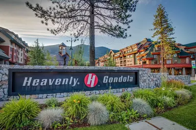 a sign for a hotel in front of a resort at Making Waves, Unit B in Stateline