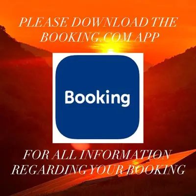 a sign that reads please download theboxing downloading for all information reorganizing your book at Paradise Ranch Inn - Mindful Tent in Three Rivers