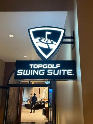 a sign for a sunning suite in a building at Penthouse Residence The Ritz-Carlton Lake Tahoe in Truckee