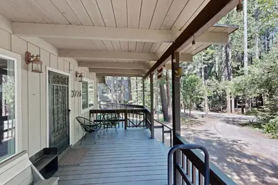 a front porch of a house with awnings at 3 Mi to State Park Quiet Escape with Deck in Arnold in Dorrington