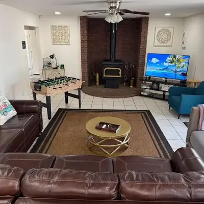 Charming 3 Bedroom Farmhouse Retreat with Open Deck