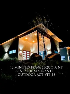 a picture of a house with the words minutes from scotia new renovations at Muniz Village in Three Rivers