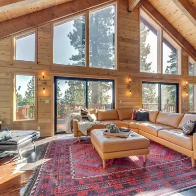 6 Mi to Ski Slopes! Family Tahoe Cabin with 3 Decks
