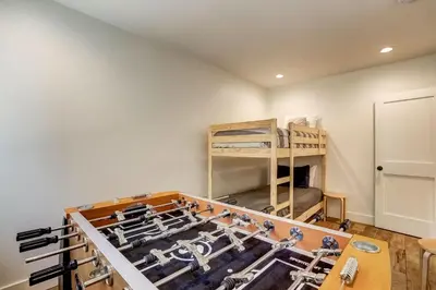 a room filled with lots of metal tools at Amachen Cabin - Pet & Family Friendly - woof woof in South Lake Tahoe