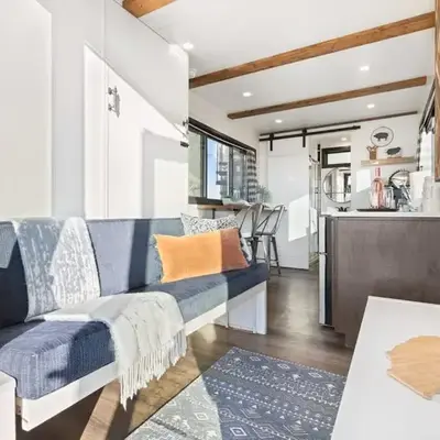Rooftop Spa Tiny Cargo Home Farm Experience