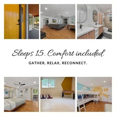 New Listing - 5bd 3ba Retreat for a large group