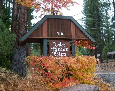 a sign that says take the hottest sign at Lake Forest Glen # 117 By Hauserman Rentals in Tahoe City