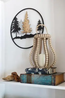 a shelf with a lamp on top of books at Truckee Mountain Retreat Family Friendly 3BR 2BA in Truckee