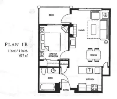 a floor plan of a small house with at Village # 2416 - White Mountain Lodge in Mammoth Lakes