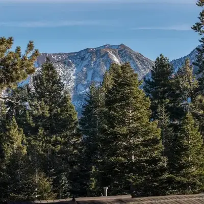 Mammoth Basecamp Condo with Views near Village with AC and Fireplace