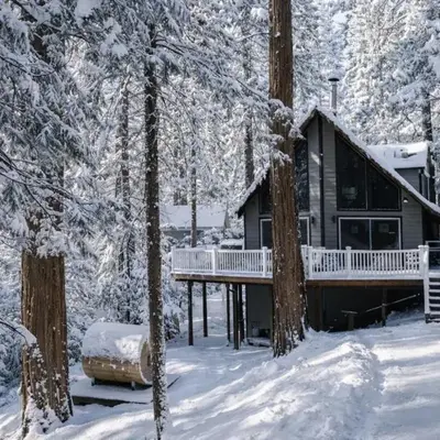 A-Frame Cabin - Sauna