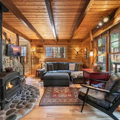 Classic Cabin in the Pines by Tahoe Getaways - Walk to Lake
