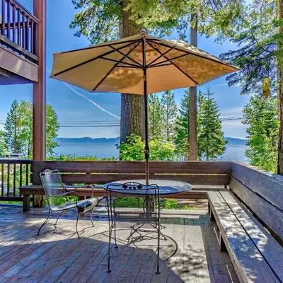 Lake Tahoe West Shore Lake Front 5 bedroom Cabin