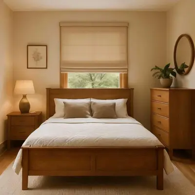a bedroom with a large bed and a window at Mammoth Lakes Alpine Stay in Mammoth Lakes