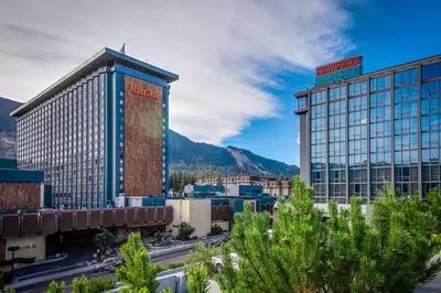 a view of the mgm grand hotel and casino at Aspen Pines Chalet in South Lake Tahoe