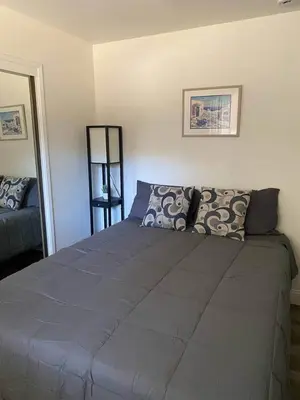 a bedroom with a large bed in a room at Kipps Hill Haven A - Folsom Lake Escape in El Dorado Hills