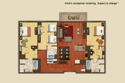 a floor plan of a building with at Ritz-Carlton Northstar Luxury Ski-In Ski-Out in Truckee
