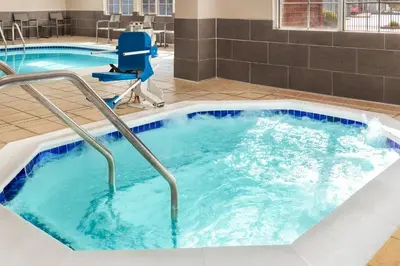 a jacuzzi tub in a hotel room at Residence Inn by Marriott Roseville in Roseville