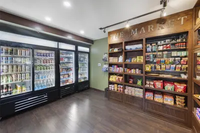 a grocery store aisle with shelves of products at Best Western Plus Truckee-Tahoe Hotel in Truckee