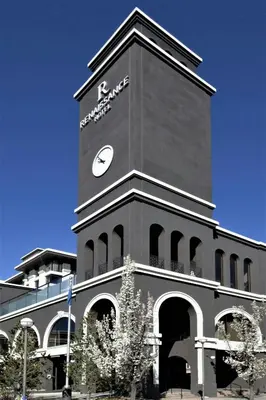 a building with a clock tower on top of it at Renaissance Reno Downtown Hotel & Spa in Reno