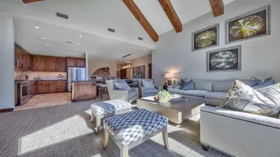 a living room with a couch and a table at Zalanta 317 in South Lake Tahoe