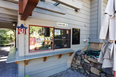 a building with a window on the side of it at Aspen Grove 3090 in Truckee