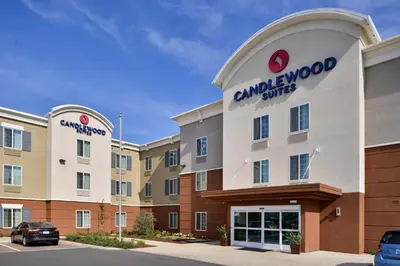 a rendering of the front of a cranbrook hotel at Candlewood Suites - Lodi by IHG in Lodi
