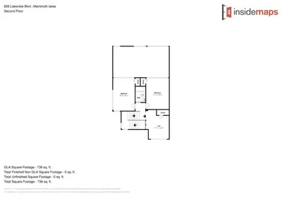a floor plan of a house at 623 home in Mammoth Lakes