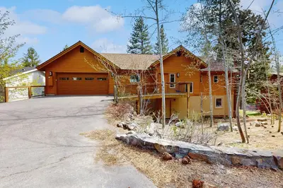 a house with a driveway in front of it at Fabian Holidays in Tahoe City