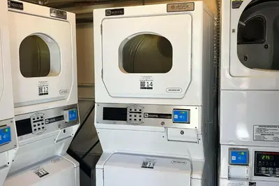 a group of machines sitting next to each other at La Residence N3 in Mammoth Lakes