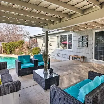 1 Mi to Main Street Sutter Creek Poolside Oasis!