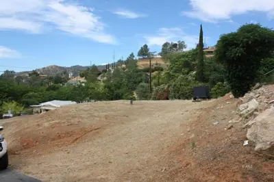 a dirt hill with a tv on top of it at Views Views Views! in Wofford Heights