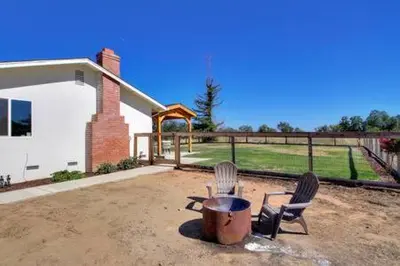 two chairs and a gazebo in a yard at New Listing Country Property Pet Friendly W&D in Loomis