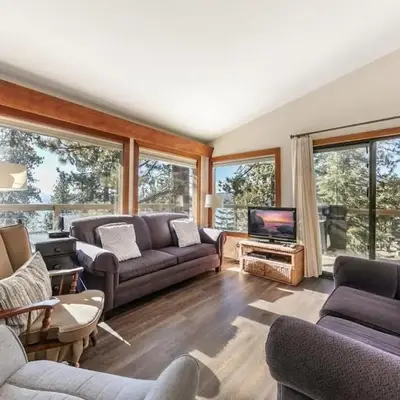 Tahoe Vista Retreat with Lake View Walk to beach